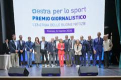 Premio giornalistico “Estra per lo Sport: l’energia delle Buone Notizie”  (Fonte foto comunicato Estra)
