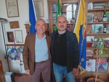 Il sindaco Sottani e l&rsquo;assessore Amalfitano (Fonte foto Comune di Greve in Chianti)