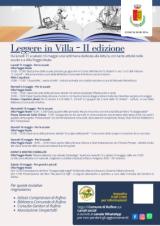 Locandina con il programma dell'evento
