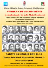 “Sebben che siamo donne”: a Montemurlo una lettura scenica dedicata alle Madri Costituenti