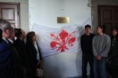 L'intitolazione della palestra del liceo Castelnuovo di Firenze a Lorenzo Guarnieri (Foto di Antonello Serino, Met Ufficio Stampa)