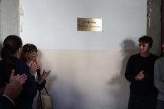 L'intitolazione della palestra del liceo Castelnuovo di Firenze a Lorenzo Guarnieri (Foto di Antonello Serino, Met Ufficio Stampa)