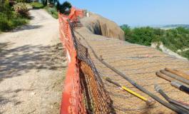 Strada Comunale di Casale: divieto di transito per lavori di consolidamento del movimento franoso (Fonte foto comunicato Comune di Certaldo)