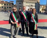 I sindaci dei Comuni della Val di Bisenzio (Fonte foto ufficio stampa Comuni Val di Bisenzio)