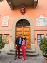 il sindaco Ciappi ed Eleonora Masi (fonte foto comunicato stampa)