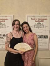 La scrittrice Lorenza Gentile all&rsquo;Arena Summer Fest (foto da comunicato Comune di Figline e Incisa Valdarno)