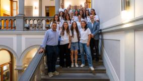 Sforzi incontra le calciatrici del Doccia Calcio