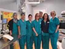 Il team con la dottoressa Tania Chechi 