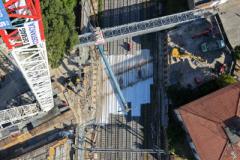 Rimozione del vecchio impalcato (Fonte foto comunicato FS italiane)