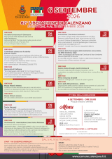 La locandina con il programma dell&rsquo;evento