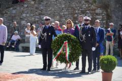 Un momento della cerimonia (Fonte foto comunicato Comune di Prato)