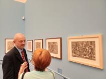 Daniel Blau, curatore della mostra - Foto Città Metropolitana di Firenze