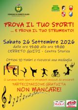 Prova il tuo sport, locandina