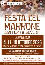 Locandina Festa del Marrone (Fonte Pro Loco San Piero a Sieve FI) 