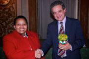 Il ministro della Cultura del Sud Africa e il Presidente della Provincia di Firenze Andrea Barducci