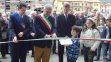 Il Presidente Matteo Renzi, il Sindaco Corbatti e l'assessore regionale Simoncini inaugurano il Giotto Ulivi di Firenzuola