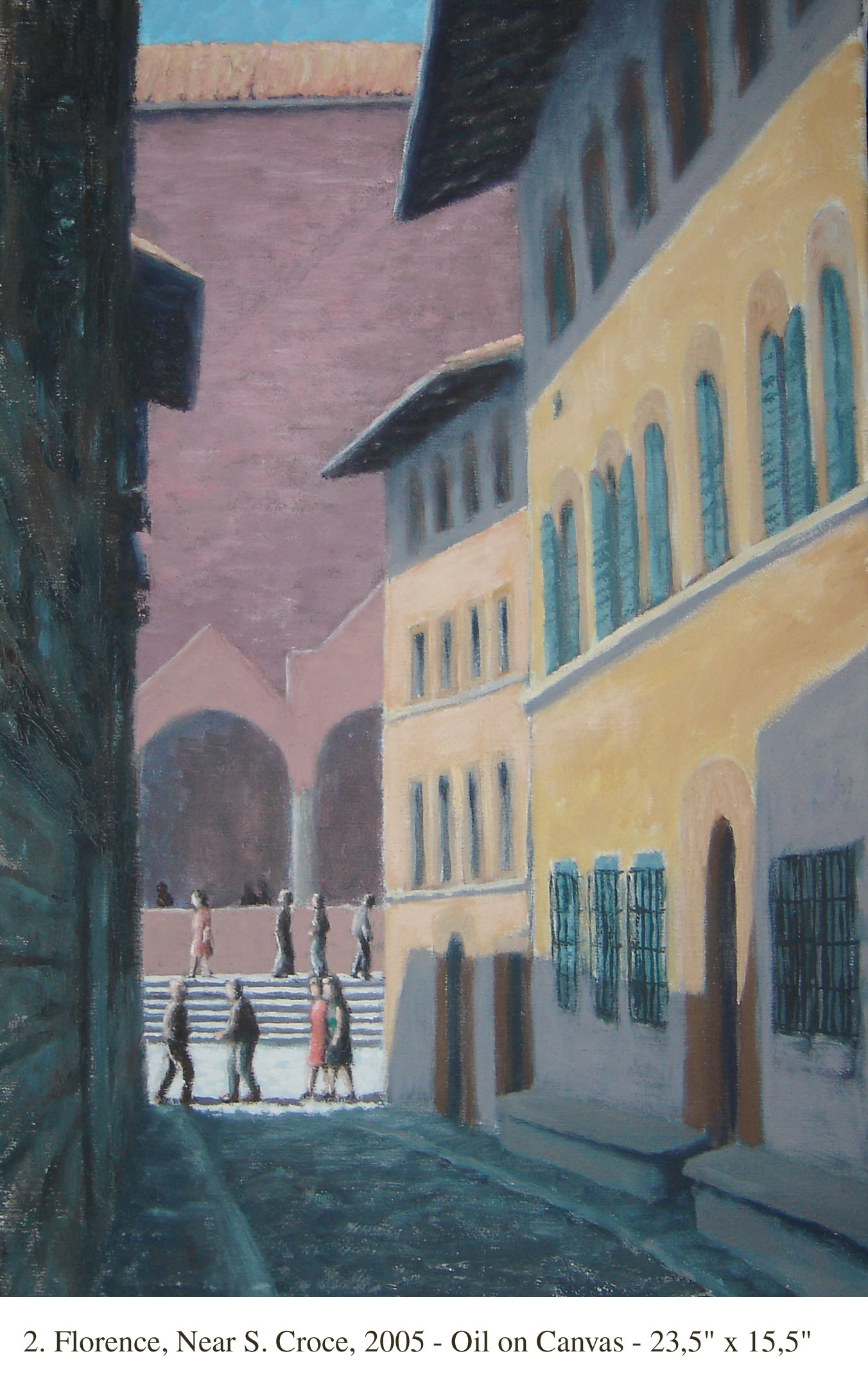 Opera di Hans Schirmacher esposta nella Sala Fabiani di Palazzo Medici