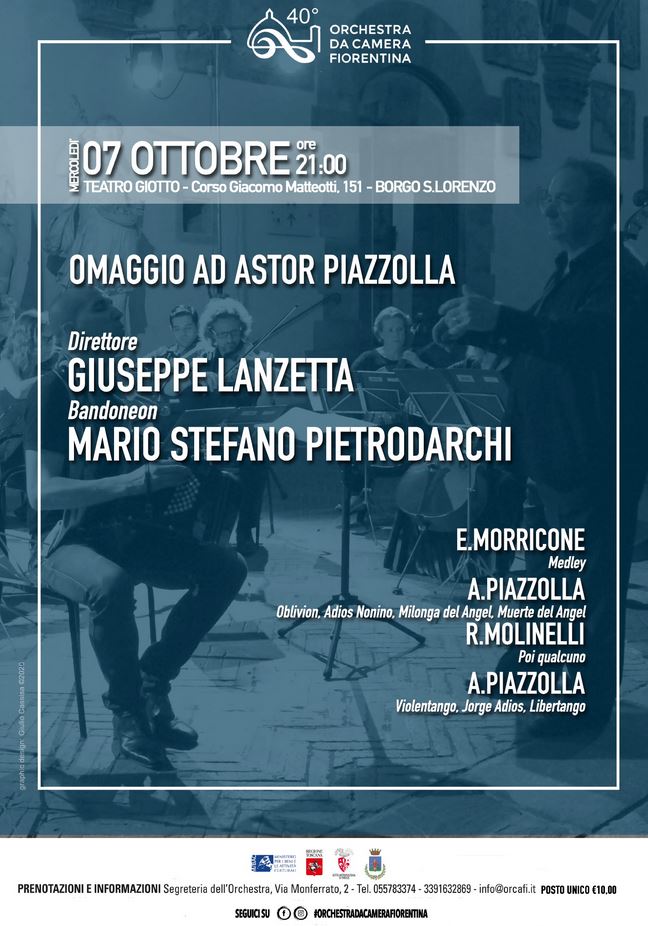 Manifesto concerto 7 ottobre al Teatro Giotto