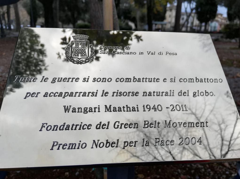 Targa per Wangari Mathai