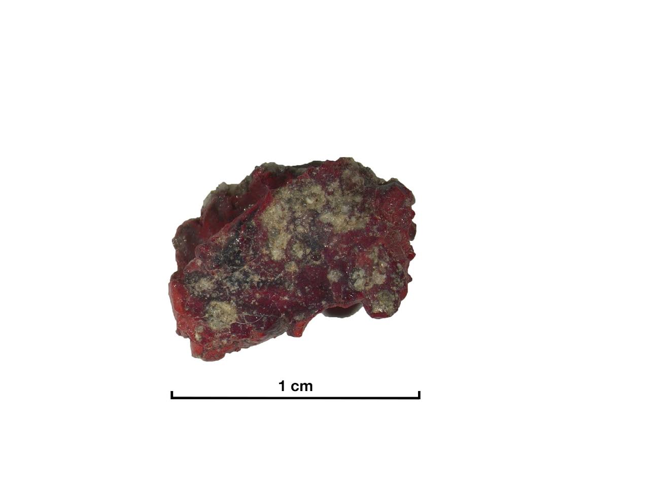 Frammento di Trinitite in cui è stato individuato il quasicristallo