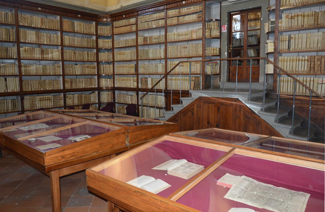Mostra allestita nella Biblioteca Forteguerriana
