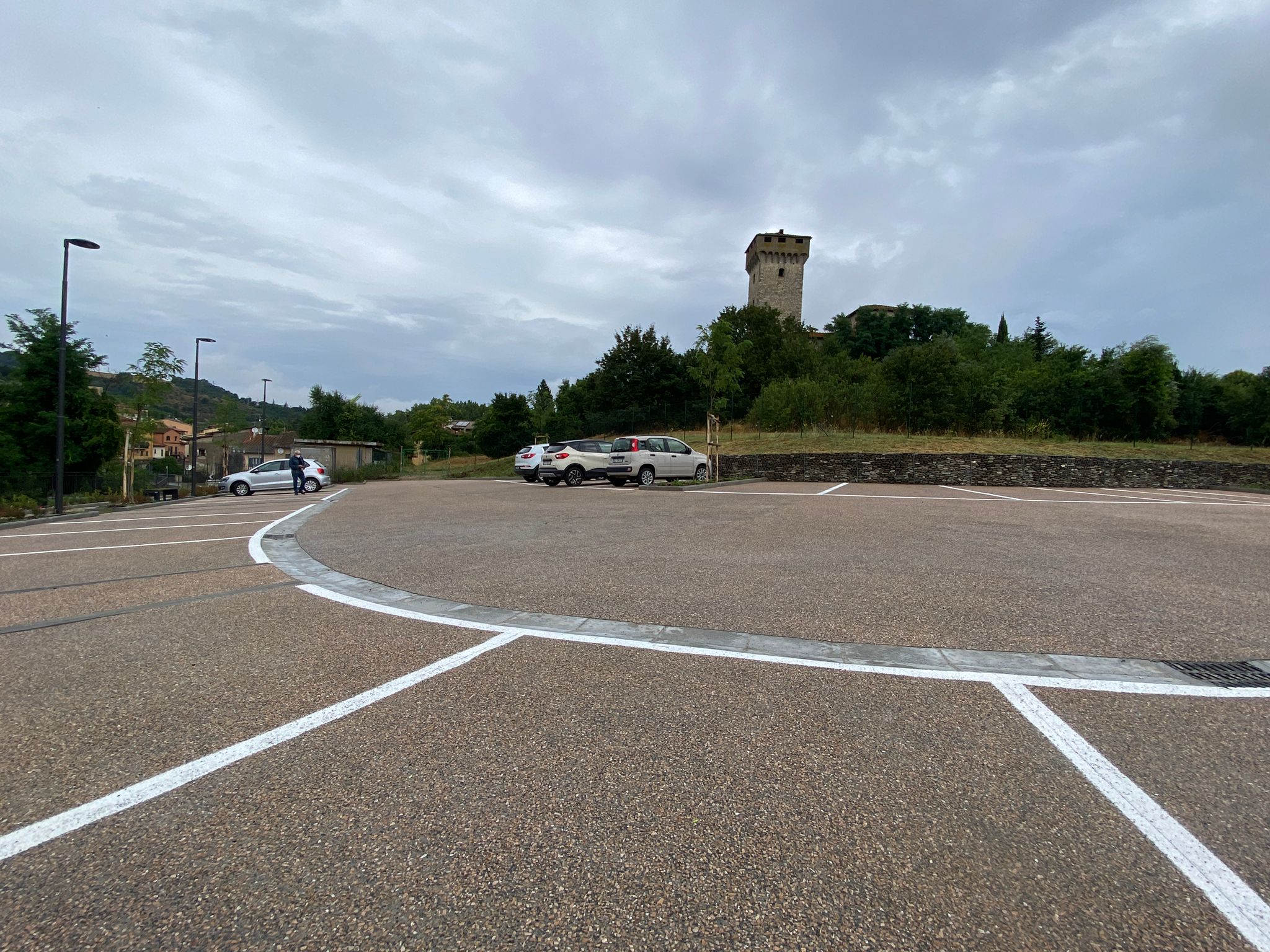 Laterale del parcheggio Le Fornaci (Fonte foto Comune di Figline e Incisa)