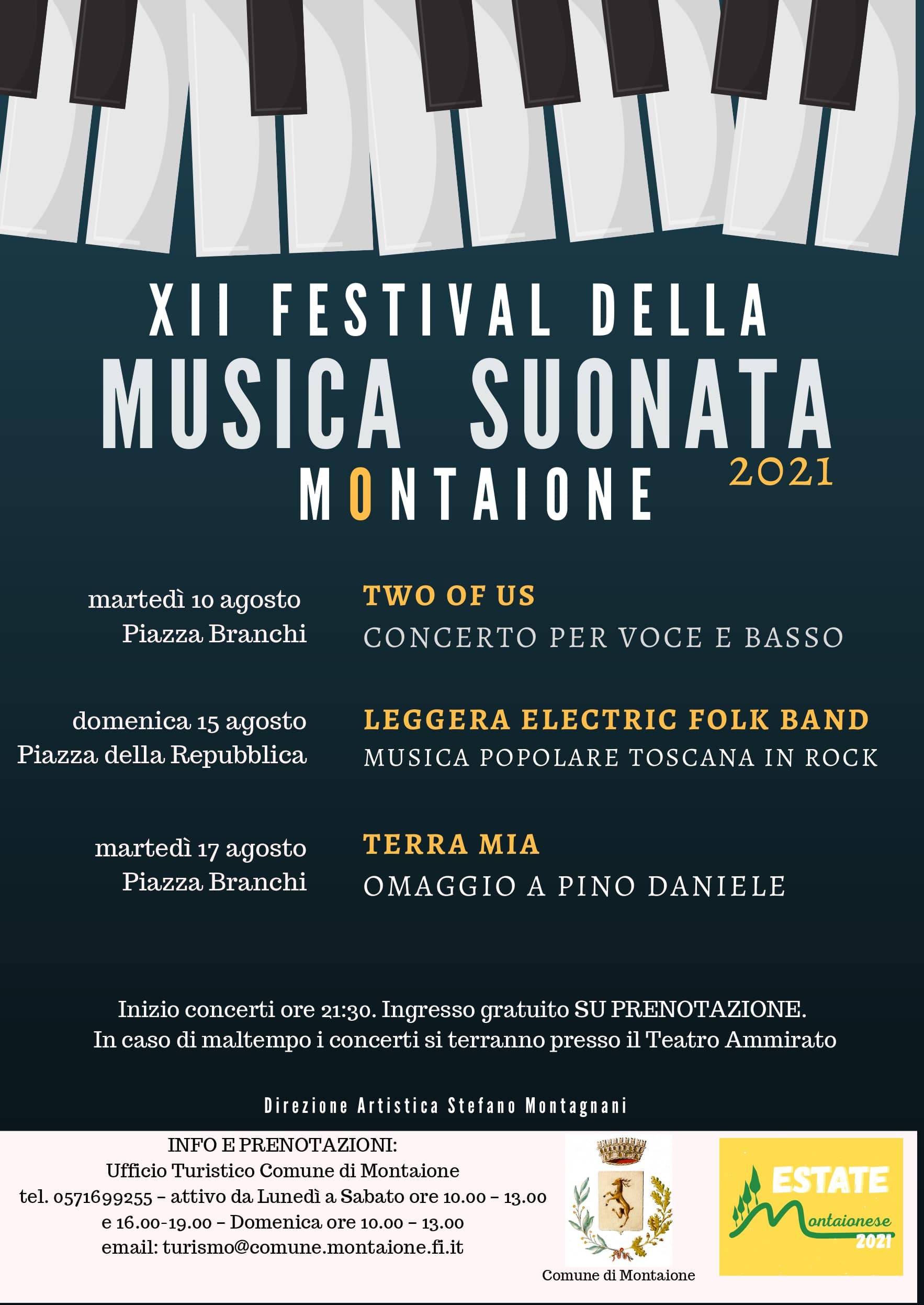 XII Festival della musica suonata, locandina