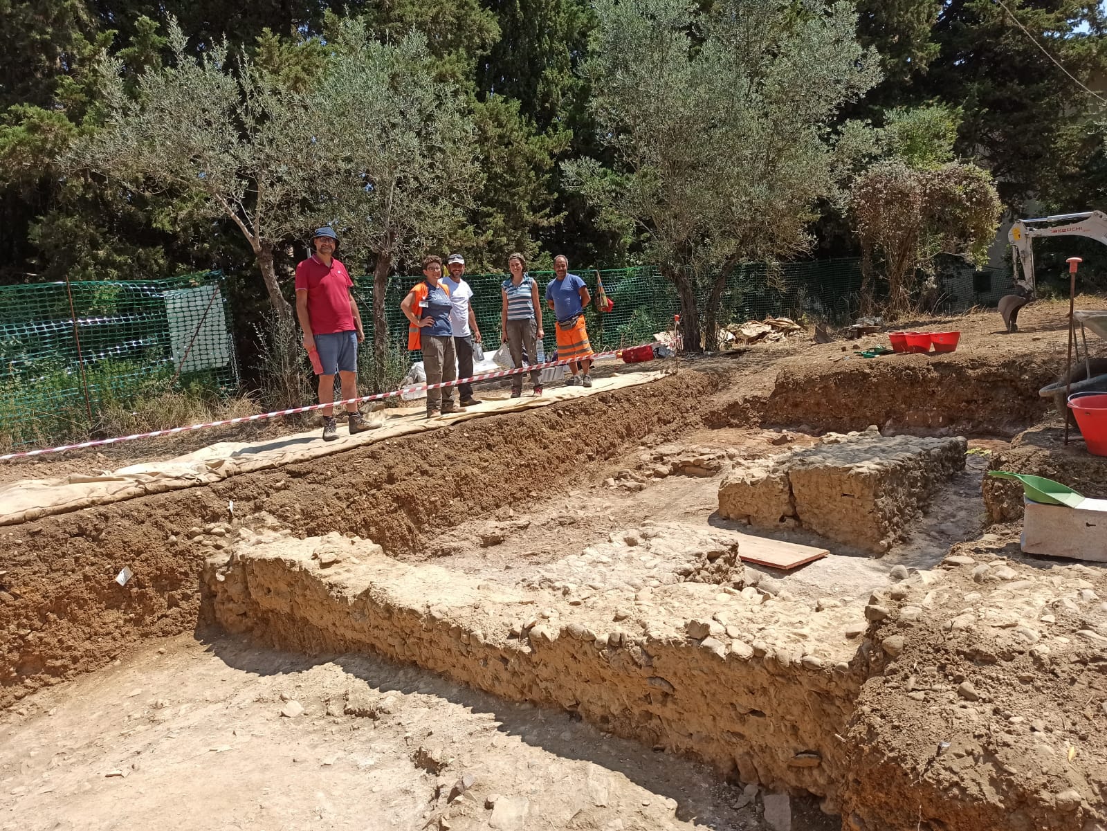 Lo scavo archeologico (Fonte foto Comune di Barberino e Tavarnelle)