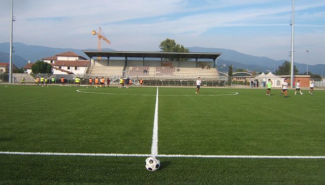 Lo stadio Nelli (Fonte foto Comune di Montemurlo)