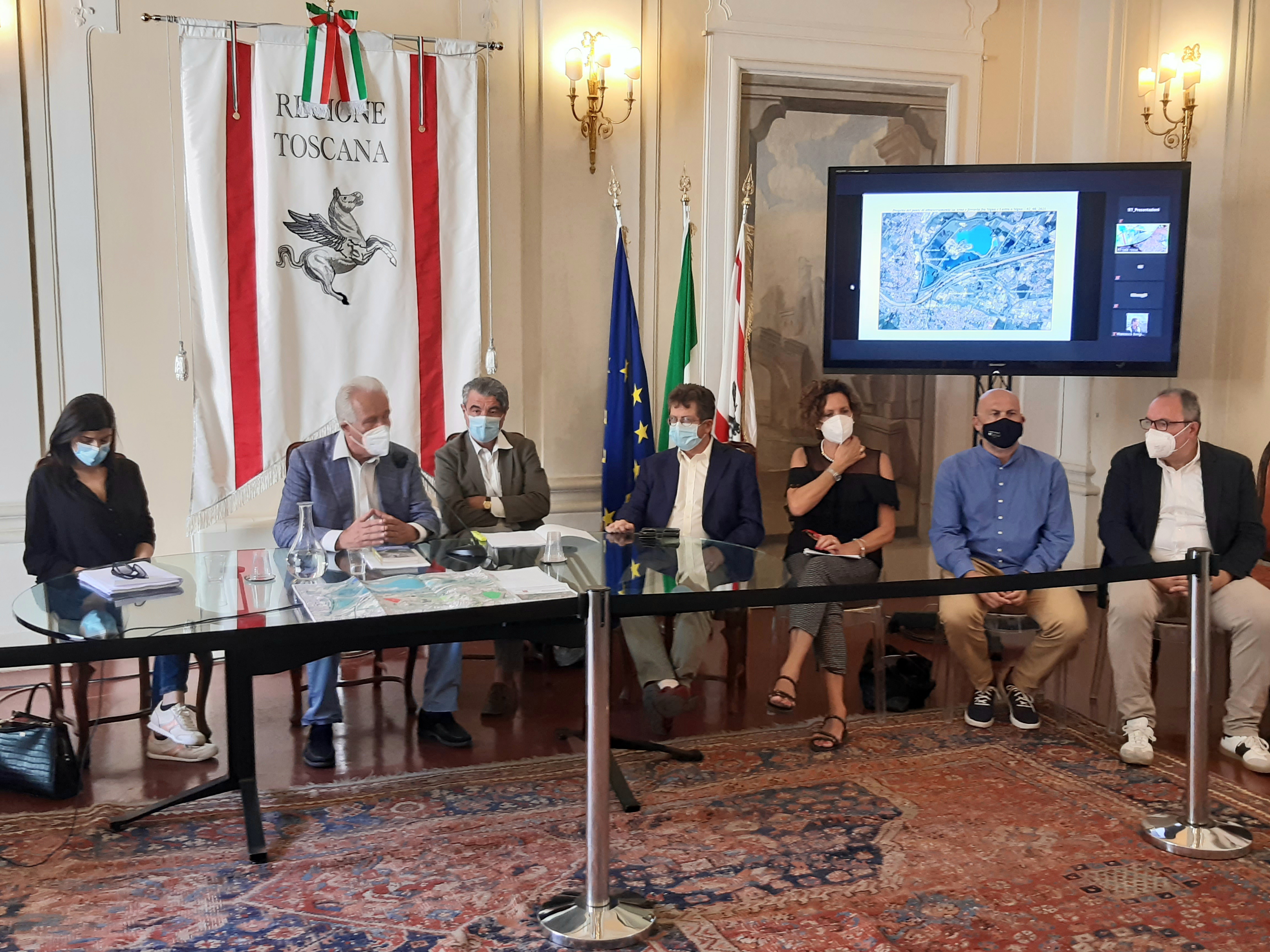 Presentazione progetto nuovo ponte sull’Arno tra Signa e Lastra (foto Regione Toscana)