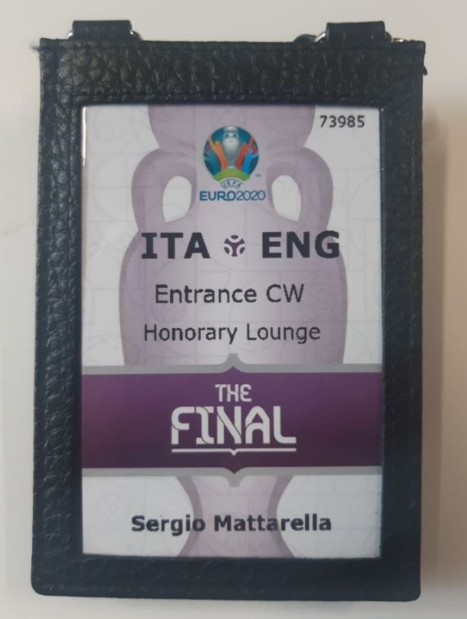 Pass del Presidente Mattarella alla finale Italia-Inghilterra