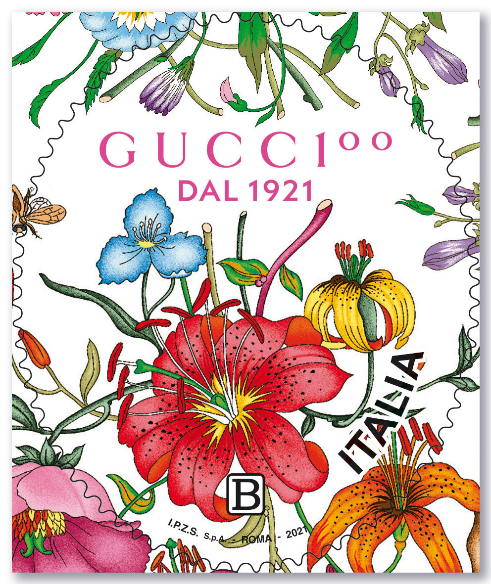 Francobollo dedicato a Guccio Gucci Spa