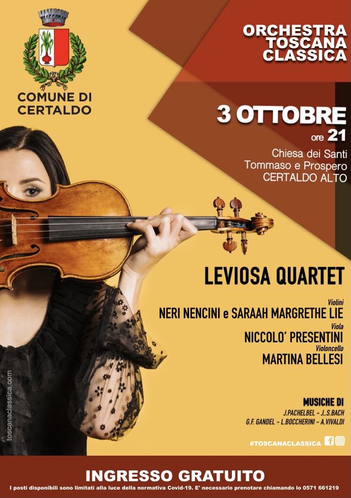 Leviosa Quartet in concerto, locandina