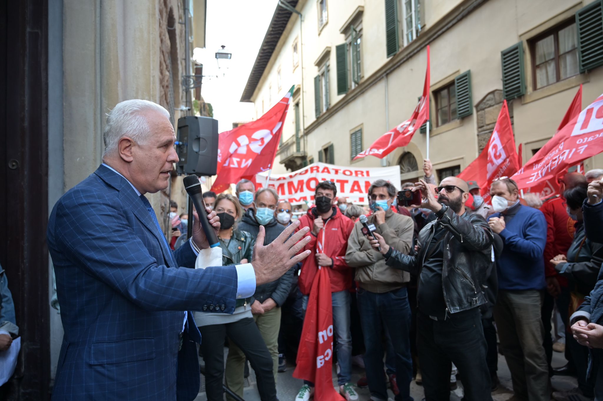 Giani alla manifestazione (Fonte foto Regione Toscana)