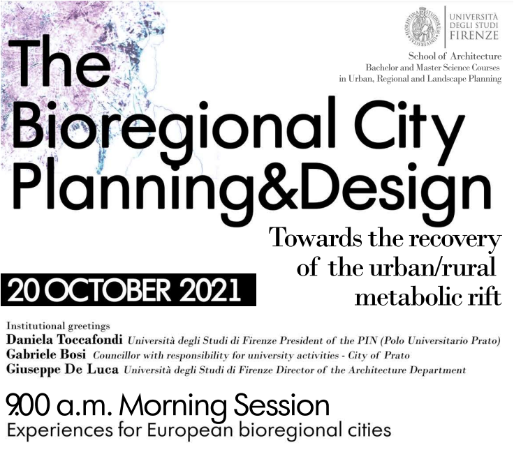 Il Convegno internazionale su come progettare la Città Bioregionale