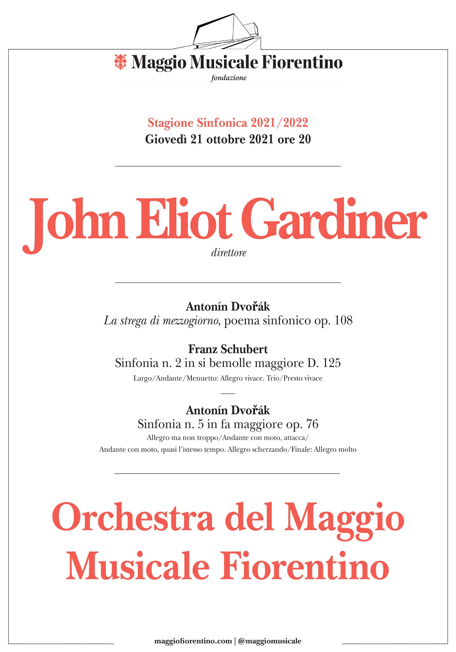 Gardiner 2021 Locandina Concerto