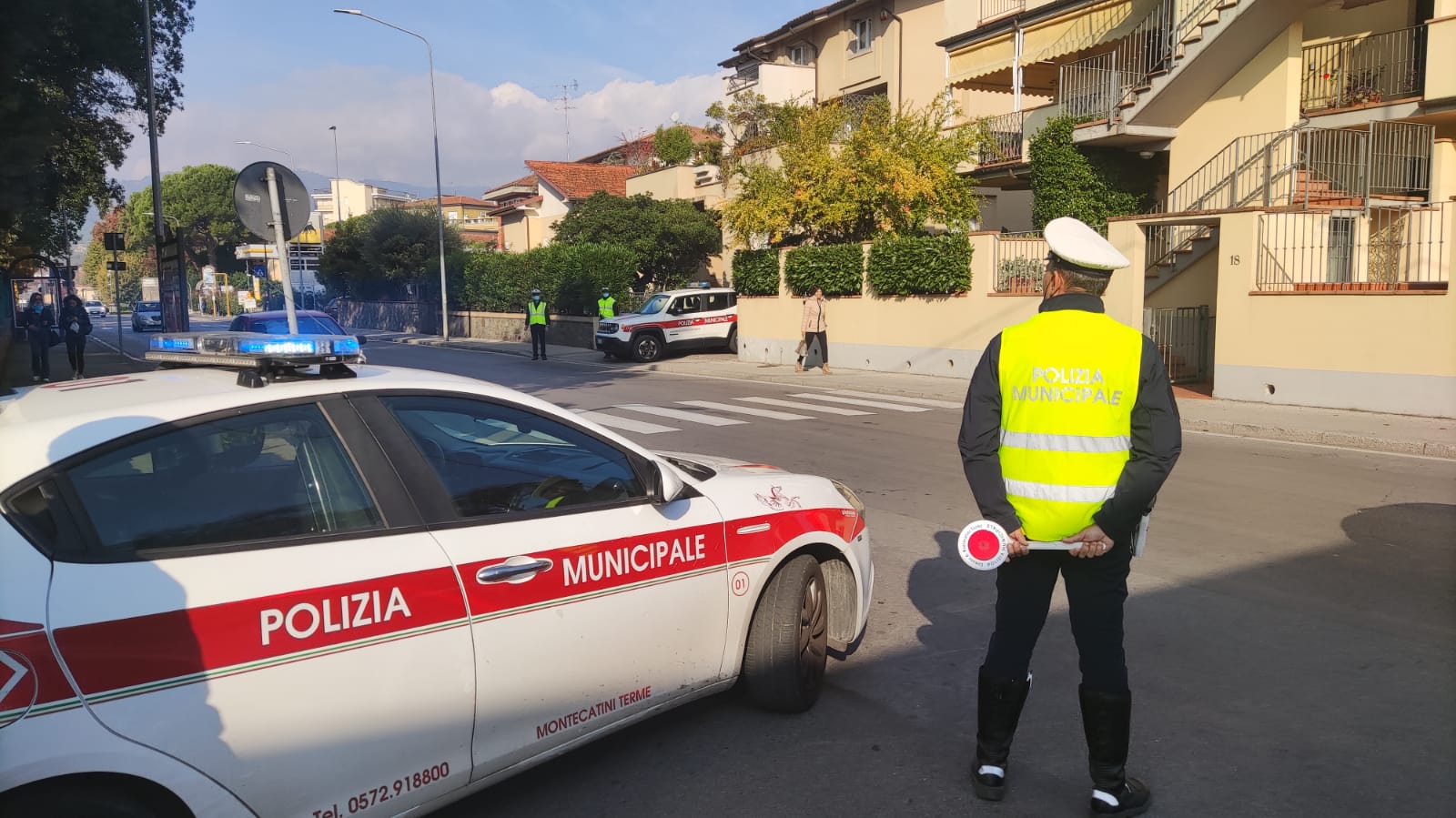 Polizia Municipale Montecatini (Fonte foto Prefettura di Pistoia)