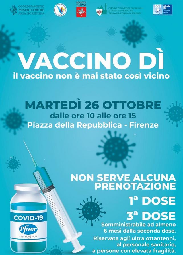 Locandina Vaccino di' 26 ottobre