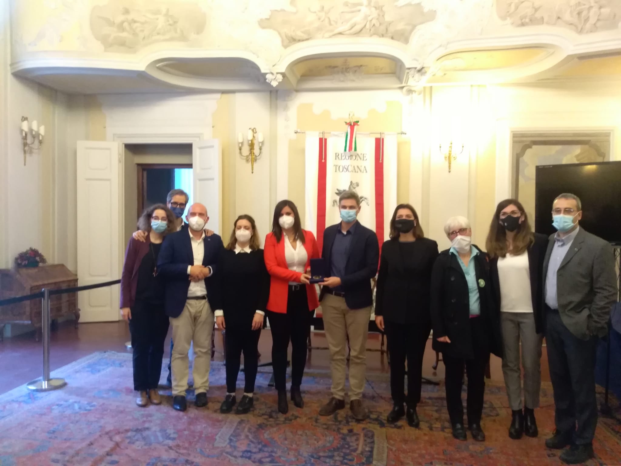La delegazione di ICAN a Palazzo Strozzi Sacrati