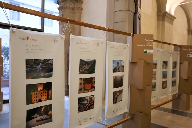 Alcuni pannelli della mostra 'The World in Florence' (foto di Antonello Serino, Ufficio Stampa - Redazione di Met)