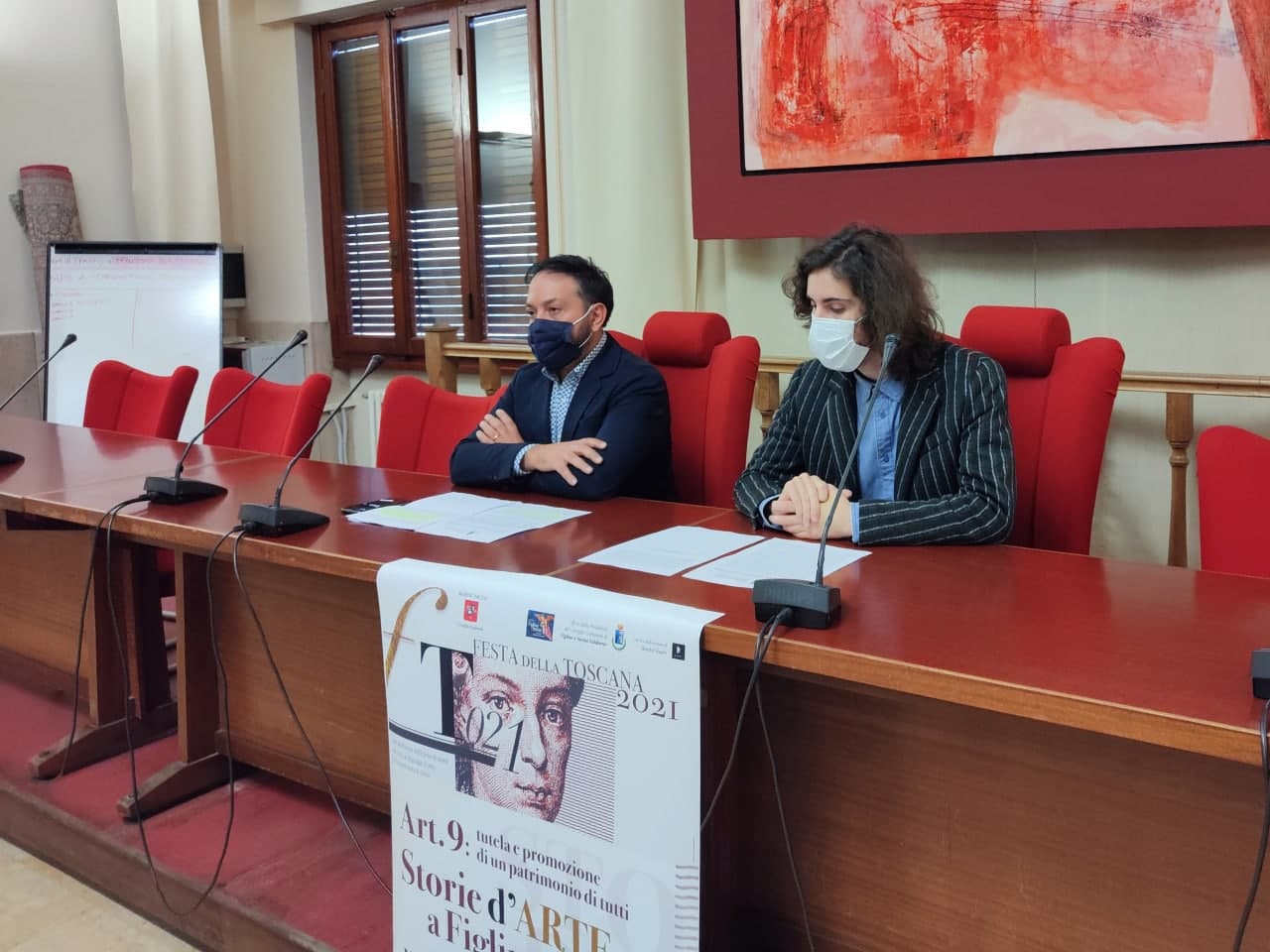 Festa della Toscana 2021, presentazione - Federico Cecoro e Dario Picchioni (Fonte foto Comune di Figline e Incisa Valdarno)