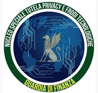 Logo del Nucleo Speciale Tutela Privacy e Frodi Tecnologiche della Guardia di Finanza