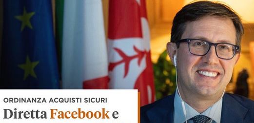 Dario Nardella presenta la campagna 'Acquisti sicuri'