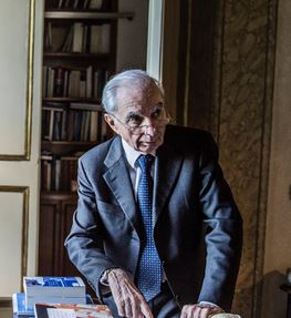 Giuliano Amato nell'immagine sul sito della Corte Costituzionale