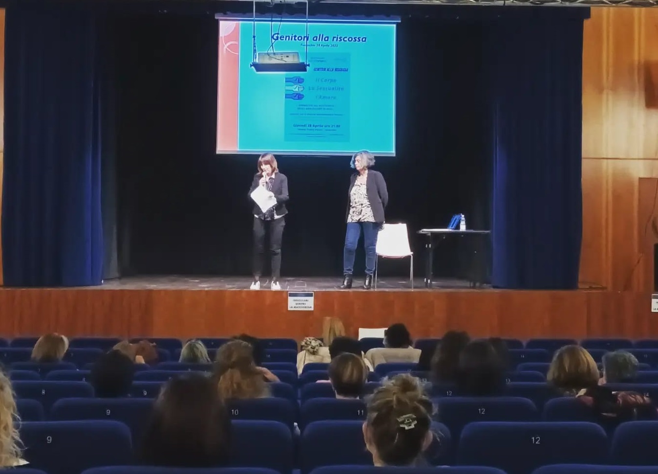 L'incontro genitori alla riscossa (Fonte foto Comune di Fucecchio)