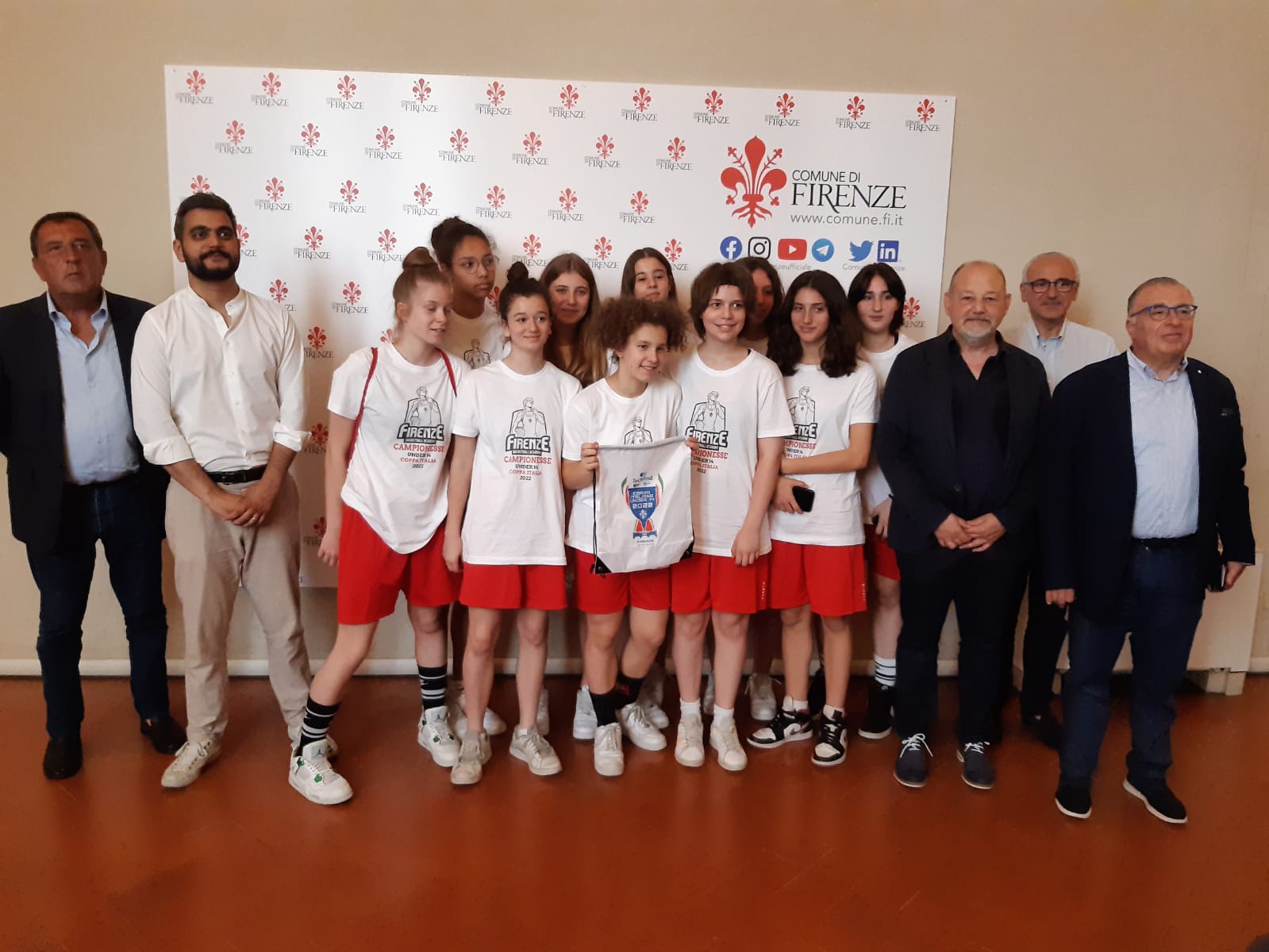 Coppa Italiana Under 14 di basket femminile - presentazione - fonte Comune di Firenze
