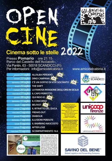 Locandina Open Cine