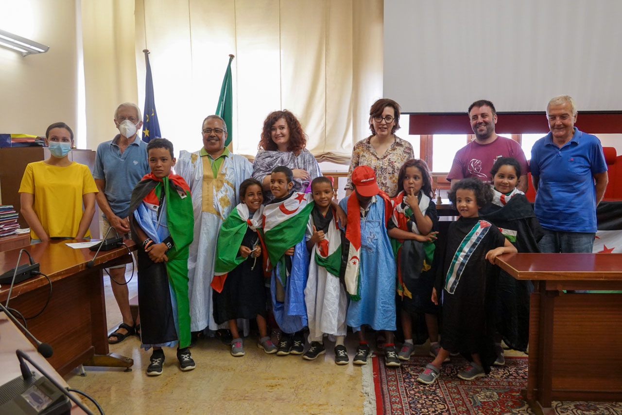 Bambini Saharawi in visita a Figline e Incisa Valdarno