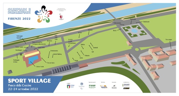 La mappa dello Sport Village