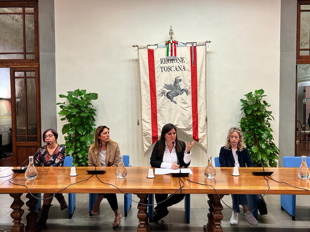 La conferenza stampa (Fonte foto Regione Toscana)